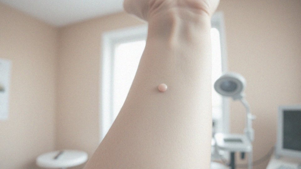 Co oznacza symetryczny kształt pieprzyka w ocenie dermatologicznej?