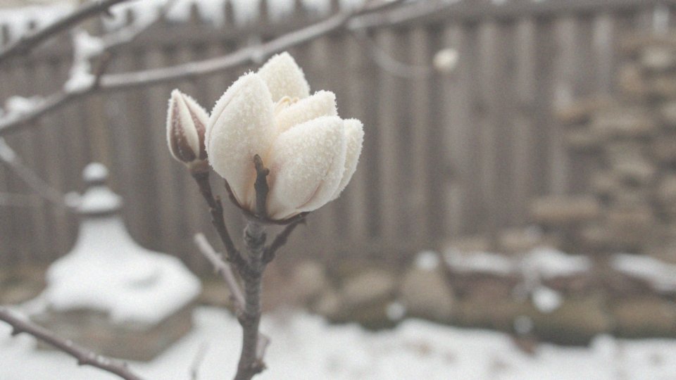 Dlaczego pąki magnolii mogą przemarzając w okresie zimowym?